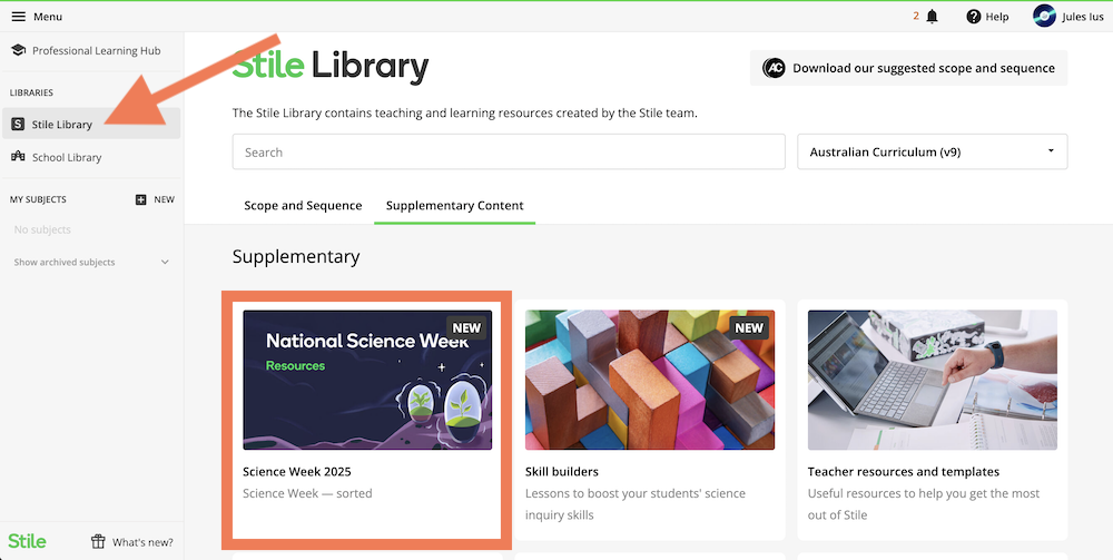 Where to find Stile's Science Week activities
